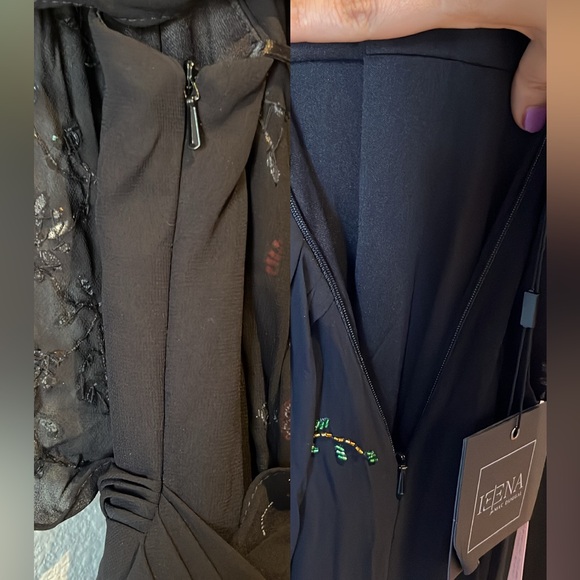 Ieena for Mac Duggal FAUX WRAP MULTI COLORED BEADED FLORAL GOWN NWT 26530 - Picture 16 of 17